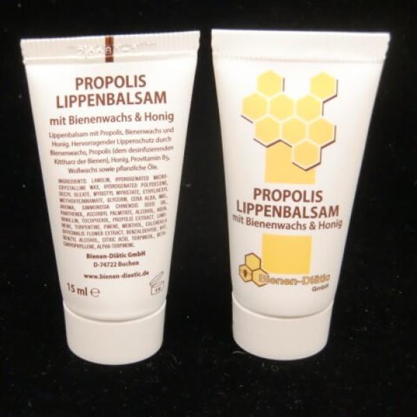 Propolis Lippenbalsam mit Bienenwachs, Tube 15ml